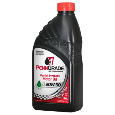 PENNGRADE 1® PARTIAL SYNTHETIC HIGH PERFORMANCE OIL SAE 20W-50 - BPO-7119