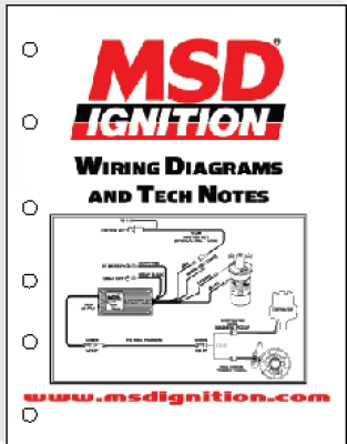 MSD WIRING DIAGRAMS AND TECH NOTEBOOK - MSD-9615
