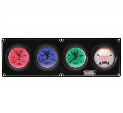 QUICKCAR EXTREME GAUGE PANEL WITH TACH - QCP-61-7042