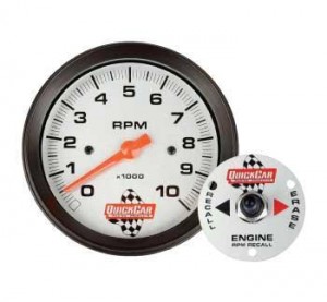 QUICKCAR 3-3/8" TACH WITH REMOTE RECALL