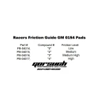 GORSUCH D154 GM METRIC BRAKE PADS - GPS-PB-04039