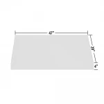 MD3 MODIFIED PLASTIC NOSE PANEL - MD3-M21120