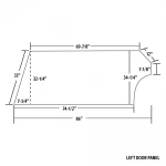 MD3 MODIFIED PLASTIC BODY PANEL - MD3-M21150L