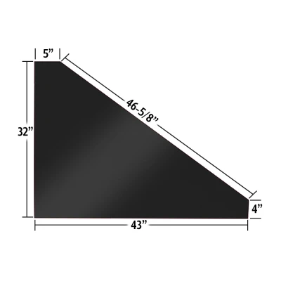 MD3 MODIFIED PLASTIC NOSE PANEL - MD3-M22130R