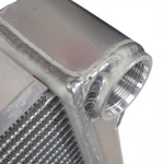 AFCO CIRCLE TRACK LIGHTWEIGHT DOUBLE PASS UNIVERSAL INLET ALUMINUM RADIATORS - AFC-RADIATORS-LW