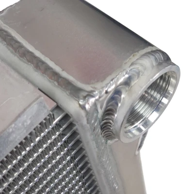 AFCO CIRCLE TRACK ULTRA LIGHTWEIGHT SINGLE PASS UNIVERSAL INLET ALUMINUM RADIATOR - AFC-80103LWN-U